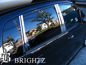 BRIGHTZ MRワゴン MR WAGON MF21S 超鏡面メッキピラーパネルカバー 12PC サイドバイザー無用 PIL−SIL−034