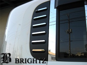 BRIGHTZ キューブ CUBE Z11 BNZ11 BZ11 YZ11 超鏡面ステンレスクロームメッキリアダクトフィンパネルカバーモール 6PC PIL−ETC−039