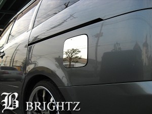 BRIGHTZ ノア ヴォクシー 70系 ZRR 70 75 超鏡面ステンレスガソリンタンクカバー FUELLID−051