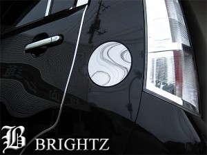BRIGHTZ ワゴンR ワゴン R MH23S 超鏡面ステンレスガソリンタンクカバー 1PC FUELLID−076