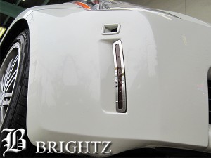 BRIGHTZ フェアレディZ Z33 HZ33 Z33 鏡面ステンレスクロームメッキリフレクターリング REF−RIN−059