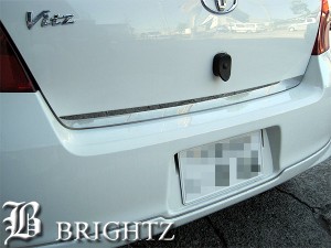 BRIGHTZ ヴィッツ NCP95 KSP90 NCP91 SCP90 超鏡面 ステンレスメッキトランクリッドモール B TRU−MOL−030