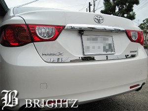 BRIGHTZ マークX 130系 GRX130 GRX133 GRX135 超鏡面ステンレスメッキトランクリッドモール TRU−MOL−092