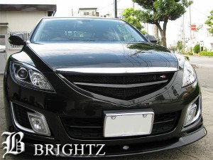 BRIGHTZ アテンザ GH クロームメッキフロントグリルモール BON−COV−047