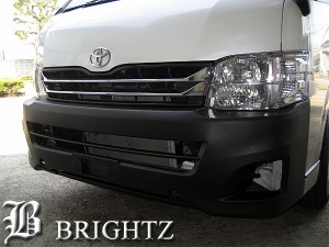 BRIGHTZ ハイエース 200 TRH 214 219 224 229 3型 ワイド車専用 クロームメッキフロントグリル本体 純正交換タイプ Eタイプ GRI−H−015