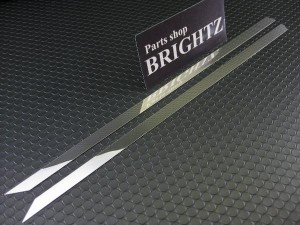 BRIGHTZ ヴォクシー ZRR70 ZRR75 超鏡面ステンレスメッキスライドレールパネル 2PC SLI−PAN−012