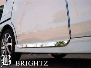 BRIGHTZ パレットSW K21 MK21S 超鏡面ステンレスメッキスライドドアアンダーライン 2PC SID−MOL−075