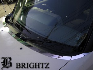 BRIGHTZ キューブ CUBE Z11 BNZ11 BZ11 YZ11 超鏡面ステンレスメッキボンネットワイパーダクトパネル 5PC FRO−ETC−BIG−009