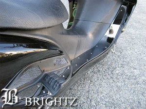 BRIGHTZ マジェスティ 125cc 5CA コマジェ キャブ インジェクション 超鏡面ステンレスステップボード フットプレートパネル