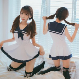 セーラー服 ワンピース スクール セクシー 制服 レディース コスプレ メール便送料無料