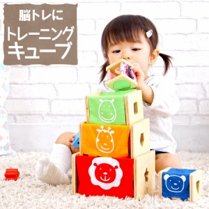 おもちゃ トレーニングキューブ 知育玩具 木のおもちゃ 赤ちゃん 1歳 2歳 3歳 子供 プレゼント ギフト 出産祝い 無料ラッピング可 男の子