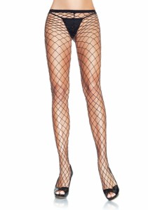 RN P*即納、メール便送料無料！【Leg Avenue/レッグアベニュー】光沢ネットパンティストッキング LEG-9006 （レディースインナー/セクシ