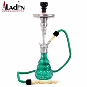 シーシャ 本体 パイプ Aladin ROY 20 GREEN 56cm 水タバコ 水パイプ shisha hookah