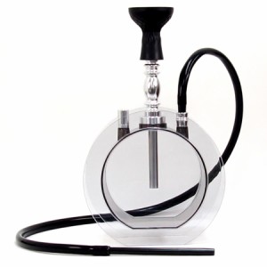 シーシャ 本体 パイプ ラウンド フーカー クリアボトル 33cm shisha hookah