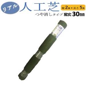  シンセイ　リアル人工芝 つや消しタイプ 幅2mx長さ5m　芝丈30mm　【北海道・九州別途送料/代引不可/沖縄県配達不可】