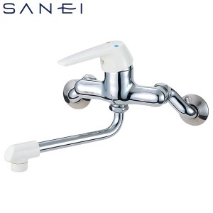 SANEI 壁付シングルレバー混合栓 寒冷地用 CK1700DK-4U-13 水栓金具 キッチン用 キッチン水栓 三栄水栓