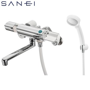 SANEI 壁付サーモスタットシャワー混合栓 一般地用 SK18121CT-13 水栓金具 浴室用 バス水栓 三栄水栓