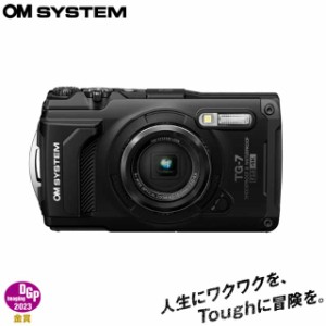 OM SYSTEM デジタルカメラ Tough TG-7 BK ブラック 防水 防塵 コンパクトデジカメ 水中撮影 OMデジタルソリューションズ OM SYSTEM