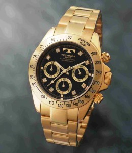 【メーカー正規品】TECHNOS テクノス 腕時計 クロノグラフ 10気圧防水 メンズ TGM639GB ゴールド/ブラック 【激安】 【SALE】