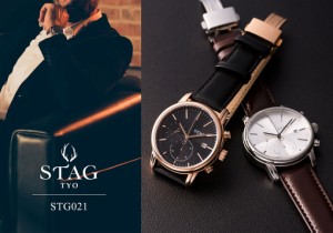 STAG TYO スタッグ 腕時計 メンズ STG021 国産高性能クロノグラフ 日本製  【激安】 【SALE】