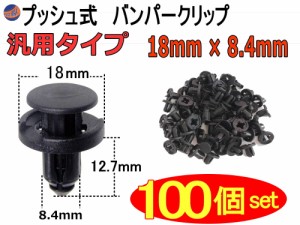 バンパークリップ 100個 (Z) 【商品一覧】 100個1セット  汎用品タイプ プッシュリベット 内張り トリムクリップ プッシュプルリベット 