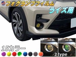 フォグランプフィルム (ライズ) 車種専用 カット済み ステッカー シール テール ライト RAIZE A200A A210A トヨタ