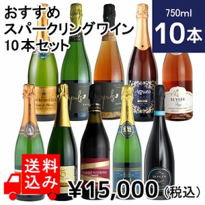 【送料込み】直輸入おすすめスパークリングワイン10本セット 750ml×10本 【DB】