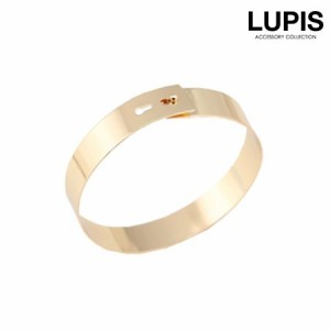 アンクレット レディース プレート シンプル ワイド ゴールド メタル LUPIS ルピス