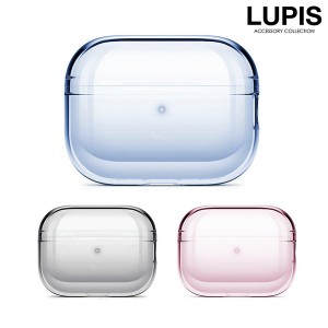 AirPods AirPodsPro ケース ソフト TPU クリア 透明 シンプル 衝撃吸収 ブラック ブルー ピンク  lupis ルピス 激安