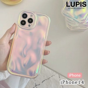 iPhoneケース アイフォンケース iPhone14 オーロラ ぷくぷく 爽やか 夏 シンプル おしゃれ  lupis ルピス 激安