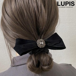 クラシカルベロアリボンシュシュヘアゴム - ルピス（LUPIS）