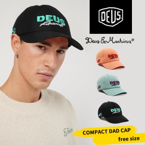 デウス デウスエクスマキナ 帽子 メンズ Deus Ex Machina COMPACT DAD CAP コンパクト ダッド キャップ DEUS RECORDS コットン
