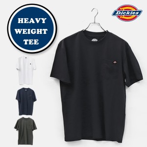 ディッキーズ Dickies 半袖 Tシャツ 無地 厚手 コットン メンズ ヘビーウェイト Heavyweight ポケット付 ストリート ファッション ワーク