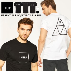 ハフ HUF tシャツ 半袖 メンズ レディース 黒 白 ブラック ホワイト TS00507 TS00508 TS00509 ロゴ ボックスロゴ m l xl 2xlサイズ