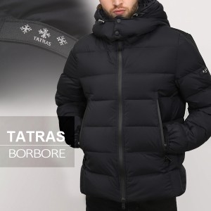 タトラス メンズ ダウン ブルゾン TATRAS ボルボーレ BORBORE 男性用 ダウンジャケット ダウンコート アウター ナイロン スリム 防寒