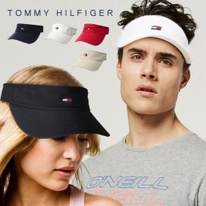 トミーヒルフィガー サンバイザー メンズ  ゴルフ テニス 大きいサイズ レディース ブランド tommy hilfiger ロゴ 帽子 男女兼用