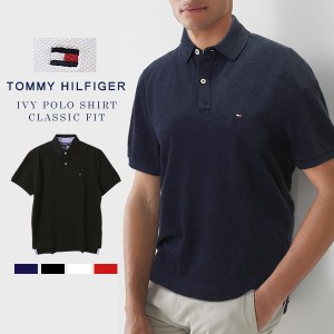 トミーヒルフィガー ポロシャツ メンズ ゴルフ スポーツ tommy hilfiger トミー コットン クラシックフィット 半袖 ワンポイント IVY POL