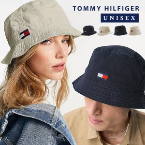 トミーヒルフィガー TOMMY HILFIGER コットン ロゴ バケット ハット 刺繍 ロゴ メンズ レディース ユニセックス 男女兼用