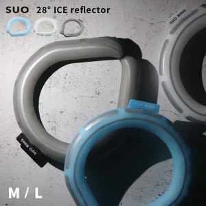 suo(R) クールリング 大人 m l ice reflector【即納】クールバンド ネッククーラー クールリング ネックアイス リングチューブ 冷感 リン