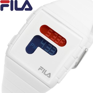 FILA フィラ メンズ レディース 腕時計 シリコン クオーツ 日常生活防水 ワールドタイム カレンダー 38-105-001