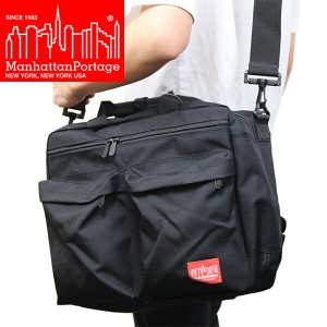 【Manhattan Portage】 マンハッタンポーテージ バッグ 鞄 カバン 3WAY メンズ ビジネスバッグ ブリーフケース MP-1466ZH