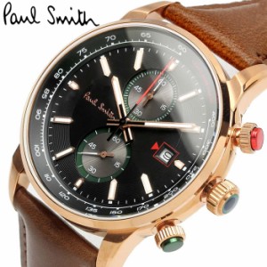ポールスミス Paul Smith 腕時計 メンズ クロノグラフ 革ベルト 本革レザーベルト クラシック ブランド 人気 ウォッチ ギフト プレゼント