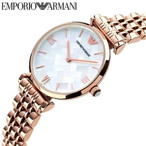 EMPORIO ARMANI アルマーニ 腕時計 レディース ブランド 人気 クオーツ ピンクゴールド プレゼント ar11110