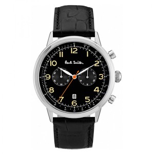 ポールスミス Paul Smith 腕時計 メンズ 革ベルト クロノグラフ Precision 42mm レザー クラシック ブランド 人気 ウォッチ ギフト プレ