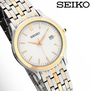 SEIKO セイコー メンズ 腕時計 日本製 ジャパンモデル カレンダー クオーツ ゴールド skk710j1