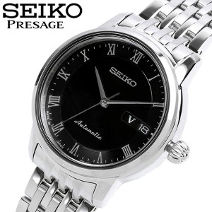 SEIKO セイコー レディース 腕時計 プレサージュ 自動巻き 日本製 ジャパンモデル シルバー srp885j1