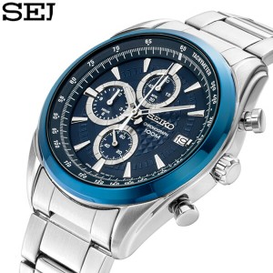 SEIKO セイコー 腕時計 メンズ クロノグラフ 日本製 ジャパンモデル 10気圧防水 ssb177j1