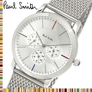 PAUL SMITH ポールスミス メンズ 男性用 腕時計 ウォッチ クオーツ 3気圧防水 メッシュベルト p10111