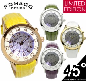 ROMAGO ロマゴ デザイン 限定モデル 雑誌掲載 腕時計 レディース ミラーウォッチ 本革レザー RM067-0612ST