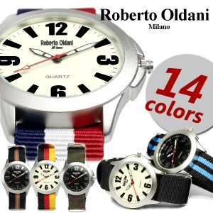 RobertoOldani ロベルトオルダーニ 腕時計 ウォッチ NATO ナイロンベルト ミリタリー アーミーシリーズ カジュアル ブランド 人気 紳士用